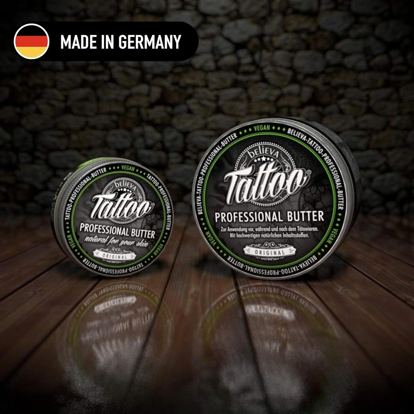 Aftercare Butter – Vegan Tattoo Care Balm for Moisturized & Nourished Skin – 3.38 oz