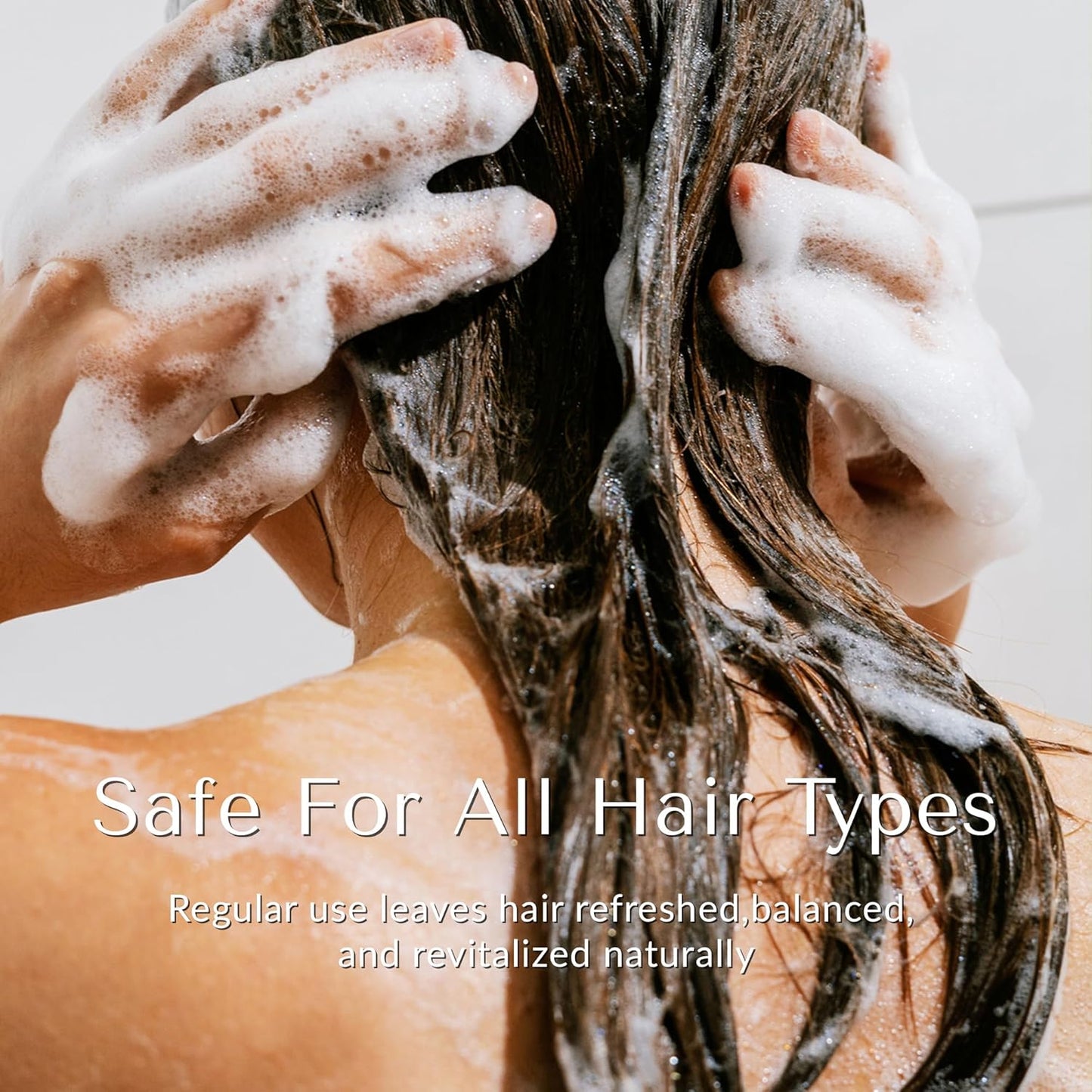 NATÚ BOTANICALS Revitalizing Shampoo Bar – Tea Tree Shampoo with Mint and Rosemary Oil for Hair Growth - Gently Cleanses & Promotes Healthy Hair – Eco-Conscious, Zero-Waste, Sulfate-Paraben-Free 2.3oz