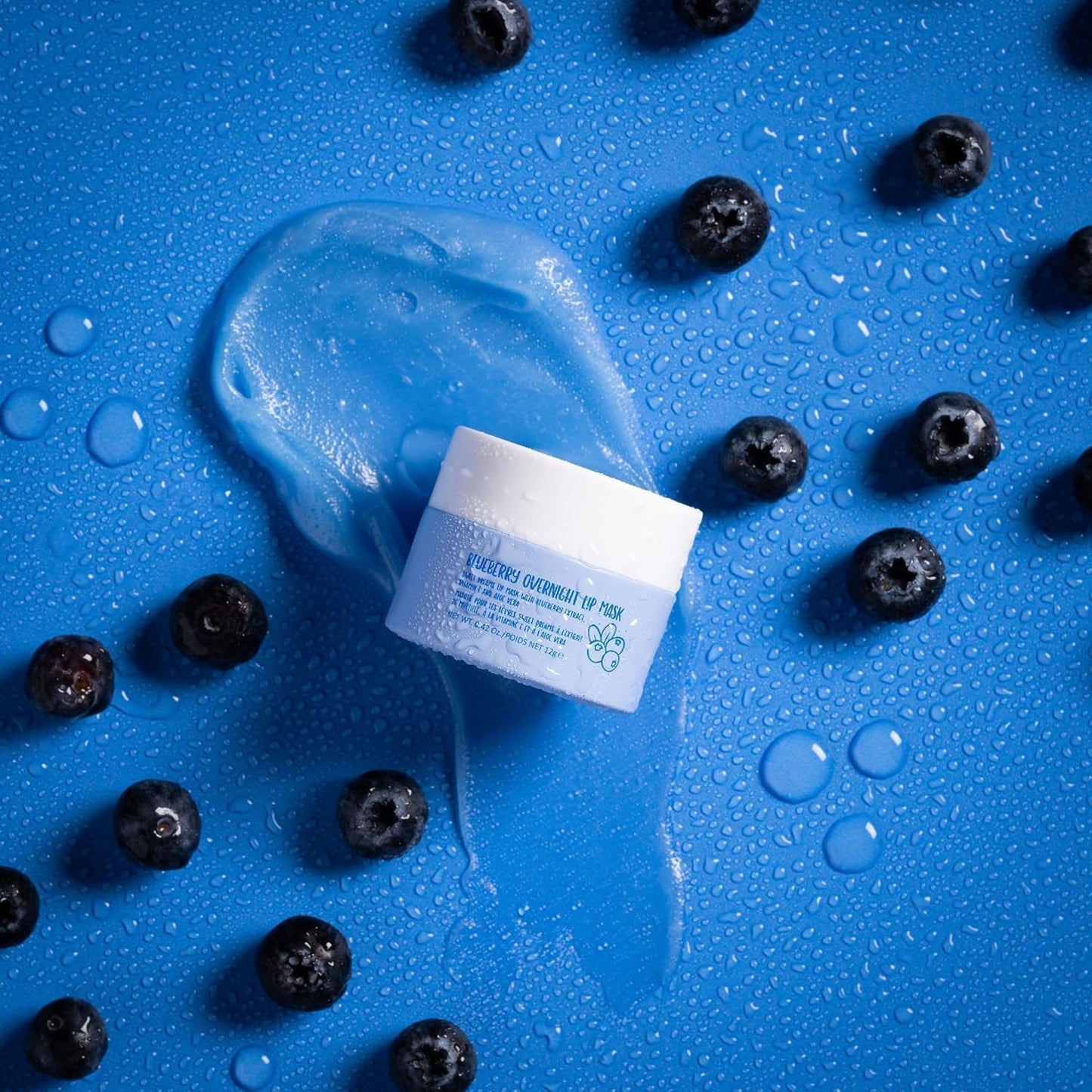 W7 Sweet Dreams Blueberry Lip Mask - Vitamin E, Aloe Vera and Grape Seed Oil - For Hydrated, Full Looking & Irresistible Lips - 0.67 Fl Oz