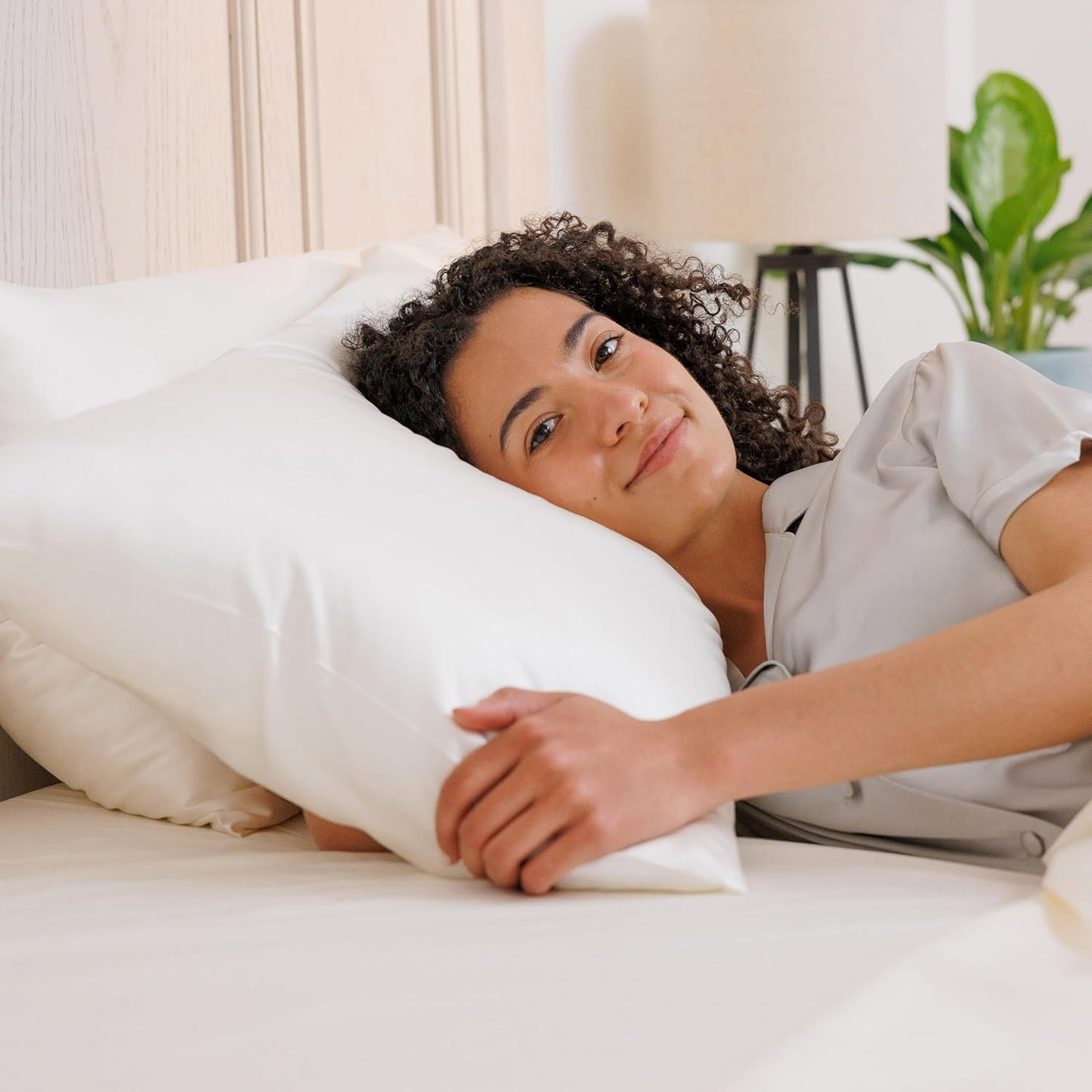 Fishers Finery 25mm 100% Pure Mulberry Silk Pillowcase 2 Pack (Tea Cup Print, Standard)