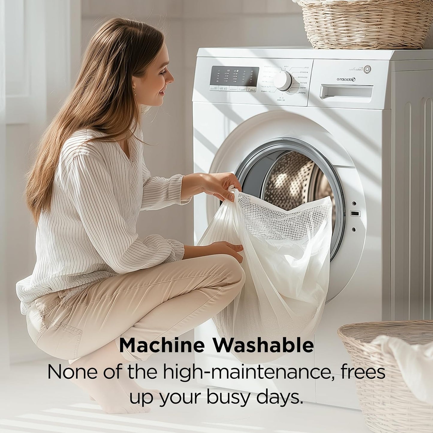 Bedsure King Size Satin Pillowcase Set of 2 - Icelandic Blue Silky Pillow Cases for Hair and Skin with Envelope Closure, Similar to Silk Pillow Cases, Gifts for Women Men, 20x36 Inches, 2pcs