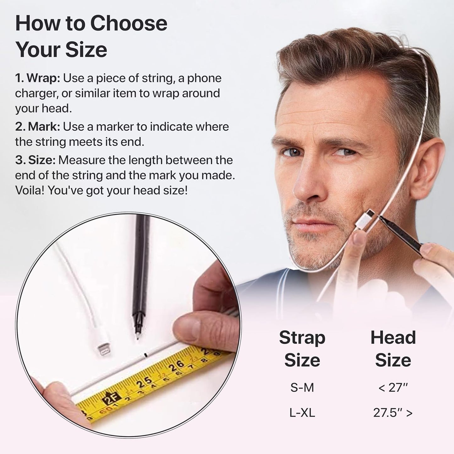 Chin Strap for CPAP Users | Comfortable Mouth Support to Encourage Closed Mouth Positioning Nasal Breathing for Men and Women Who Breathe Through The Mouth During Sleep by PIDOTI (Black, S-M)