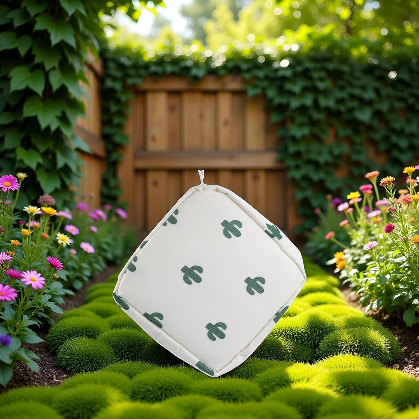 1Pc Green Cactus Sanitary Napkin Storage Bag with Colorful Print Design Portable Zipper Menstrual Pad Bag for Women Ladies Sanitary Napkins