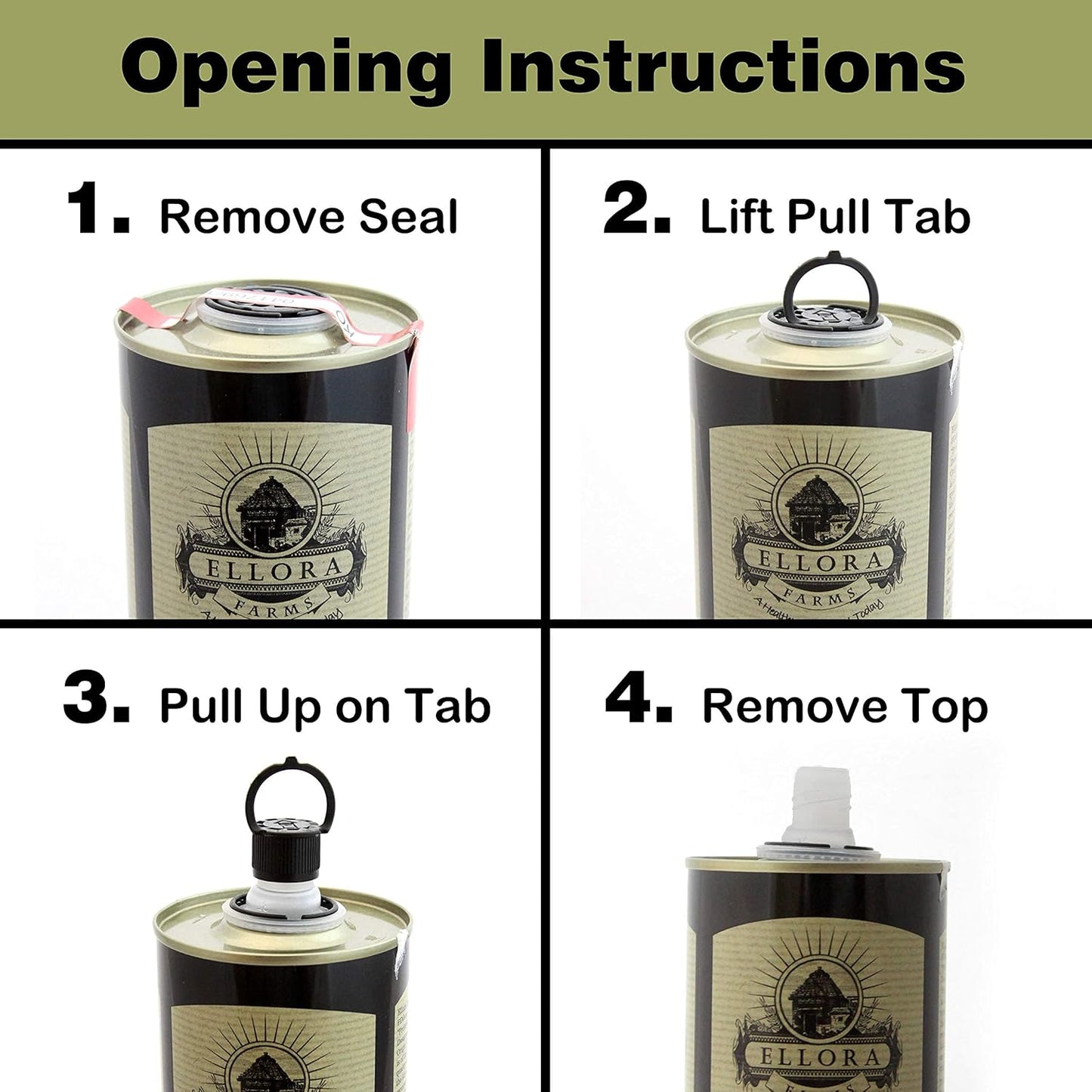 Ellora Farms, Certified PDO Extra Virgin Olive Oil, Single Estate, Single Origin, Single Variety, Cold Press & Traceable Olive Oil, Crete, Greece, Kosher CRETE 16.9 Fl Oz (Pack of 1)