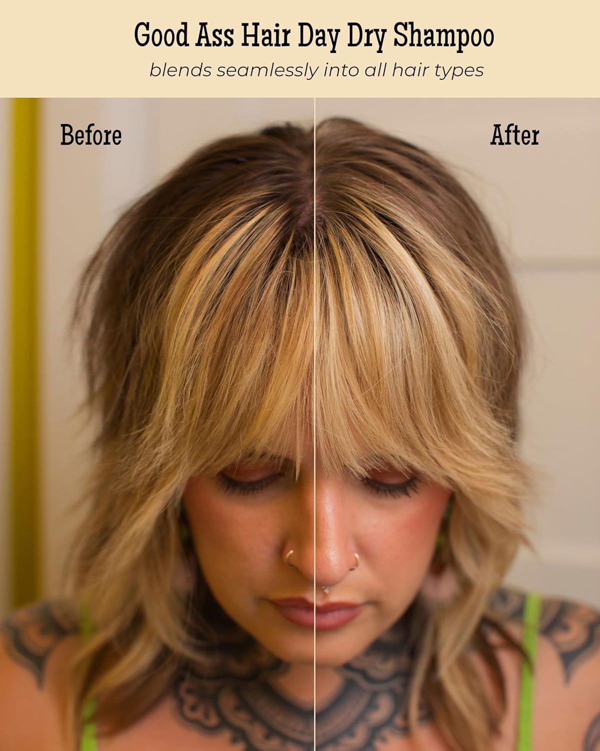 Good A Hair Day Dry Shampoo Powder – Non-Aerosol, Talc-Free, All-Natural – Absorbs Oil, Refreshes Hair Between Washes, Handmade in USA, Unscented