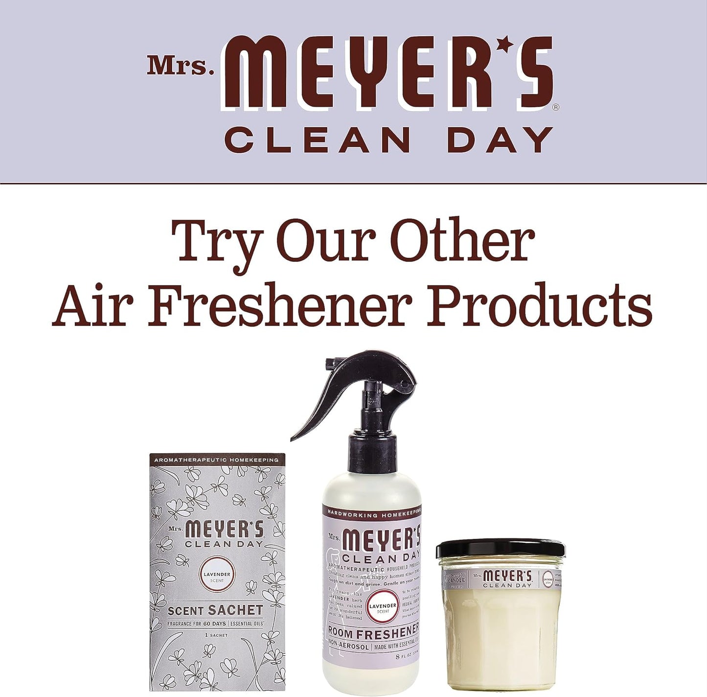 Mrs. Meyer's Clean Day Room Freshener, Lavender 8 Fl Oz (Pack of 12)