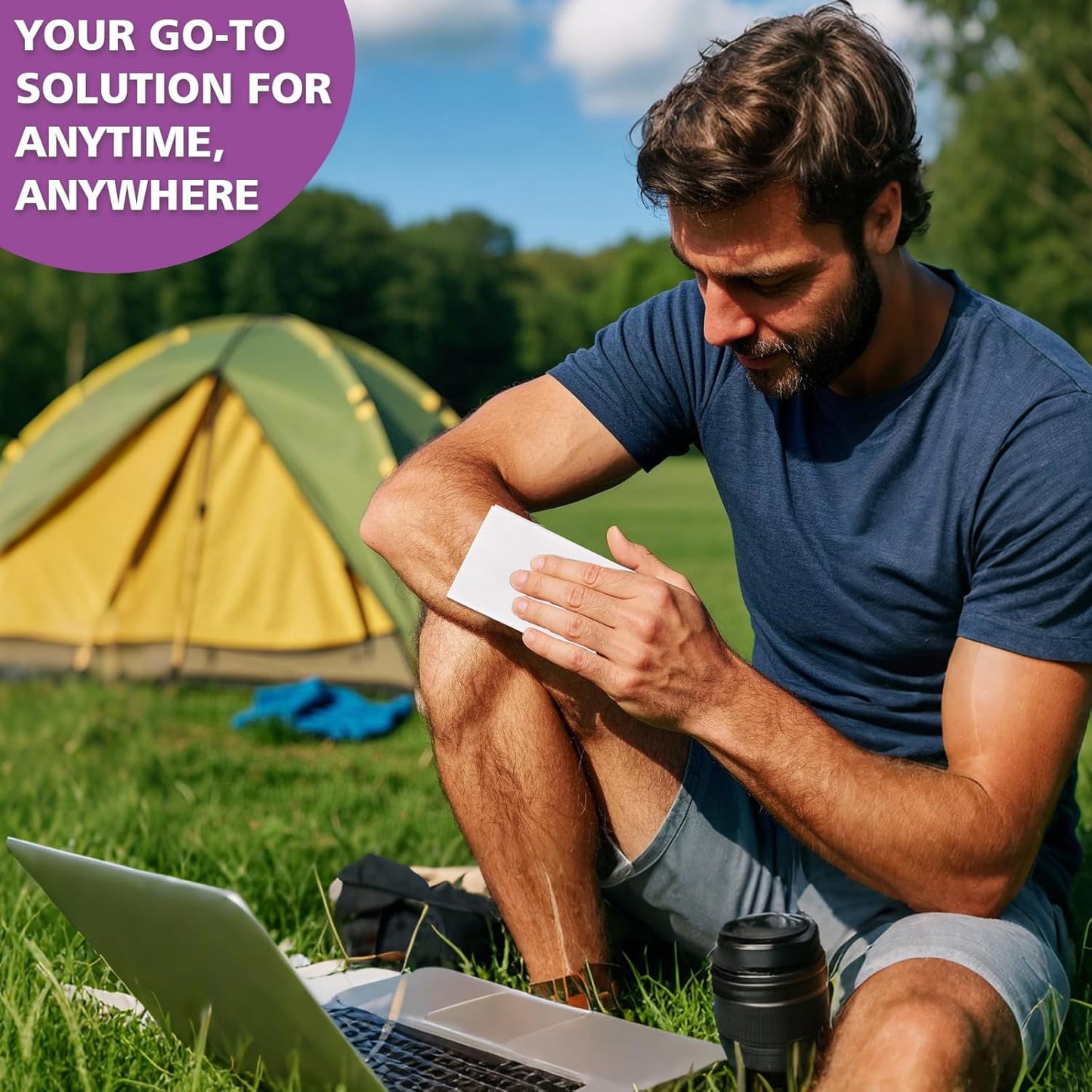 300 Pcs Body Wipes Individually Wrapped(8" x 9.5"),Shower Wipes for Adults Bathing No Rinse,Personal Cleansing Wipes for Travel Gym,Bulk Deodorant for Homeless