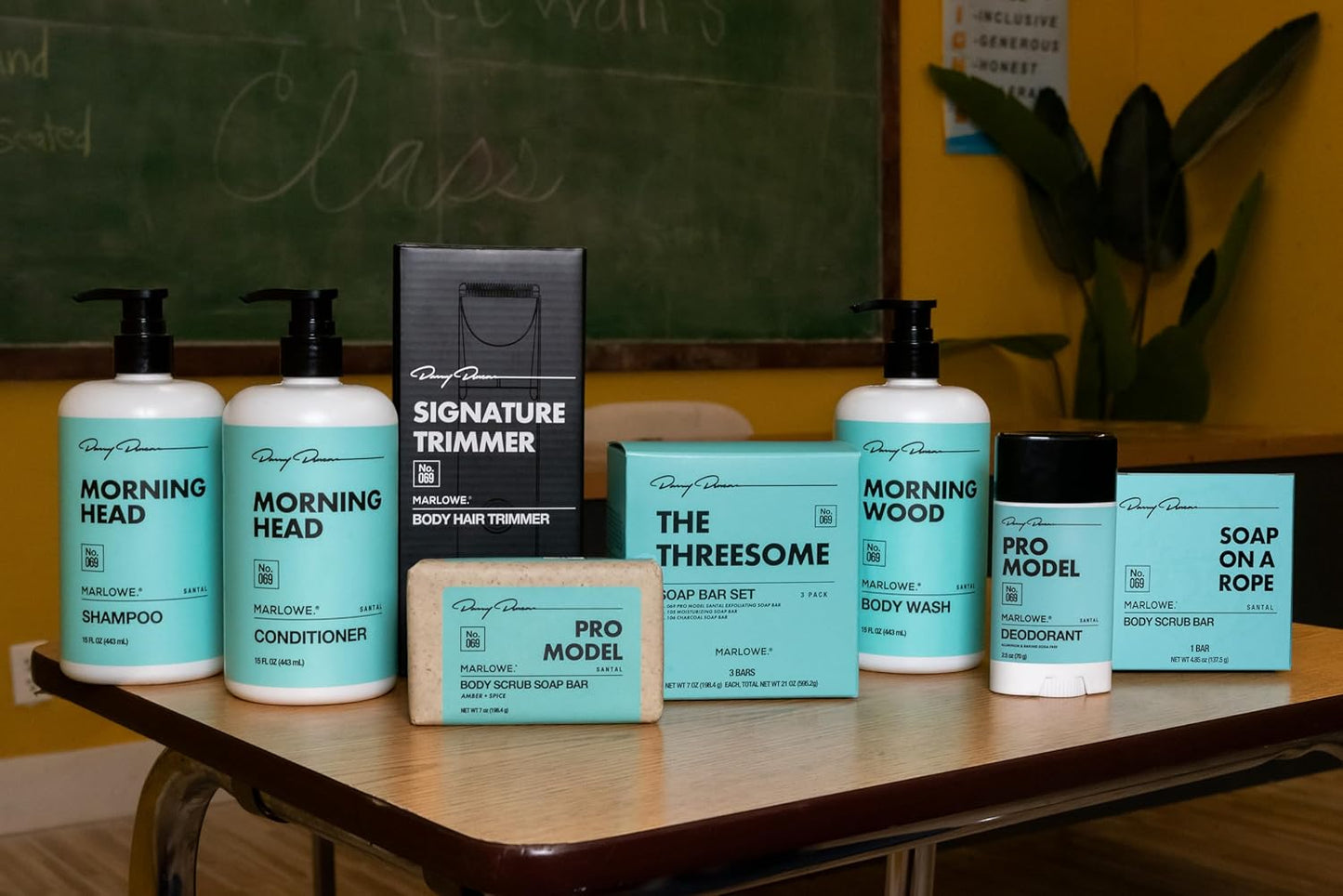 MARLOWE. No. 069 Morning Head Conditioner 15 Fl Oz, Conditioner for Men with Argan Oil & Coconut Oil, Nourishes & Smooths Hair, Formulated with No Parabens & Sulfates, Santal Scent