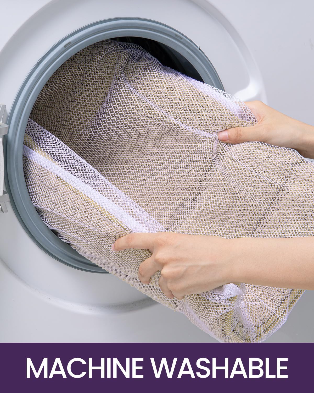 DEXI Bathroom Rug Set 2 Piece 32x20, Non Slip Washable Bath Mat for Shower Floor, Absorbent Soft Bathmat with Rubber Backing, Quick Dry Microfiber Carpet, Beige