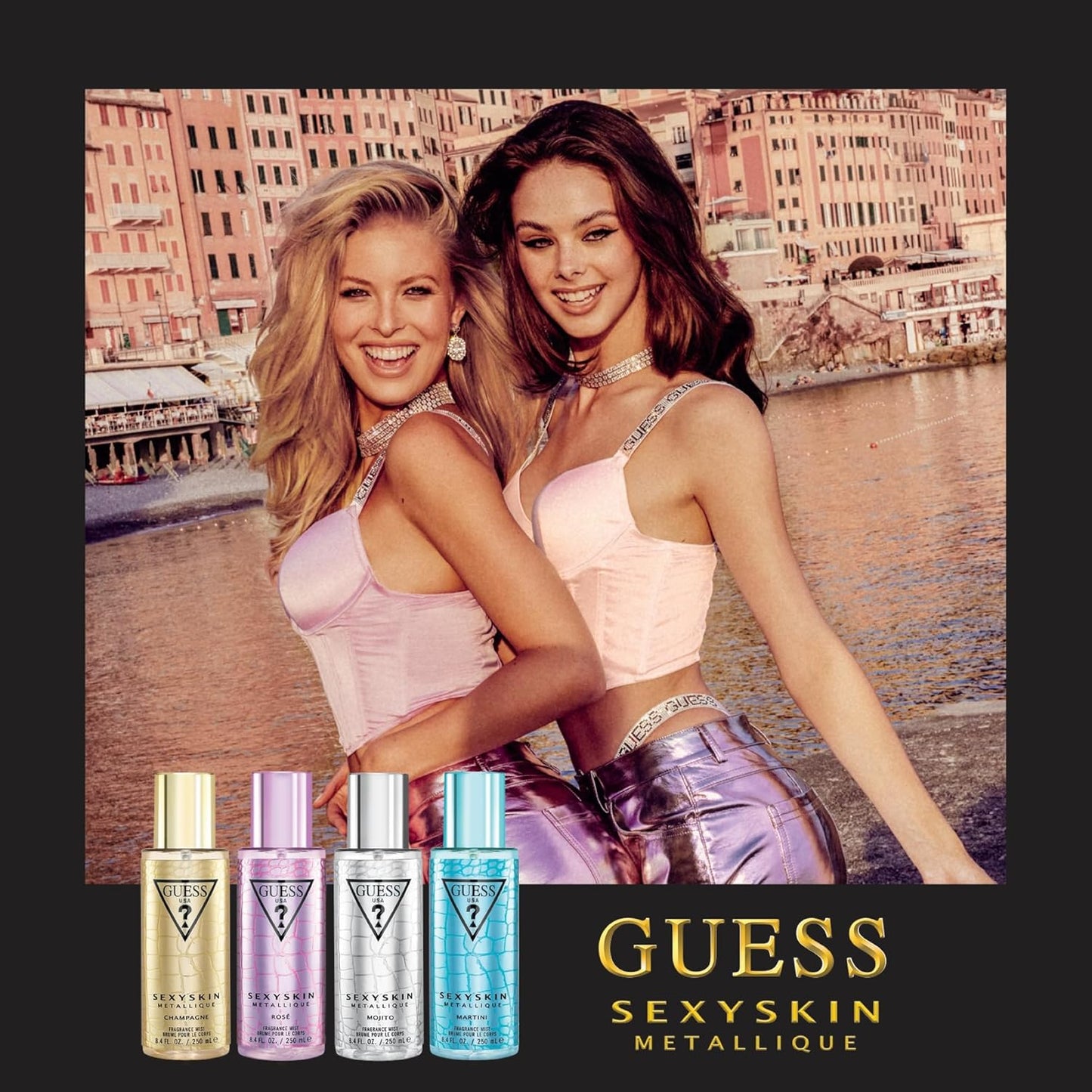 GUESS Sexy Skin Metallique Rosé Fragrance Mist For Women, 8.4 Fl. Oz.