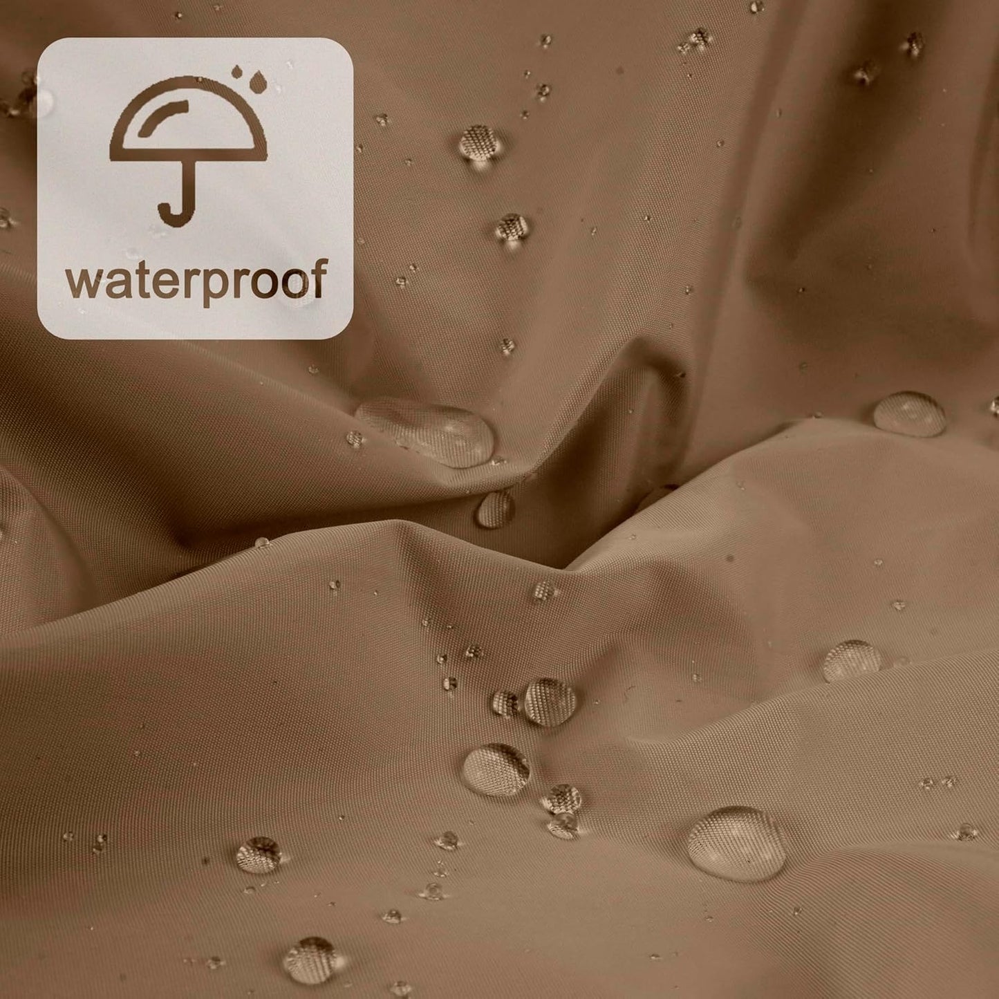 Reusable Shower Cap for Women, Large Waterproof Shower Bonnet Washable Elastic Band Bath Accessories Hair Hat for Long Hair, Braids(Brown)