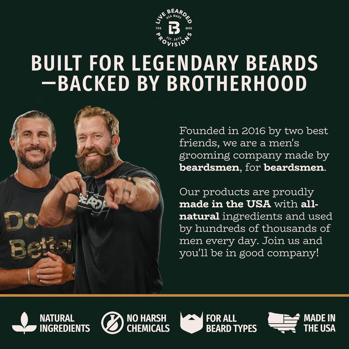 Live Bearded Total Beardsman Kit - Complete Beard Growth Kit for Men - Beard Oil, Butter, Wash, Conditioner, Vitamins, Comb, Brush | Legend - Sandalwood, Vanilla