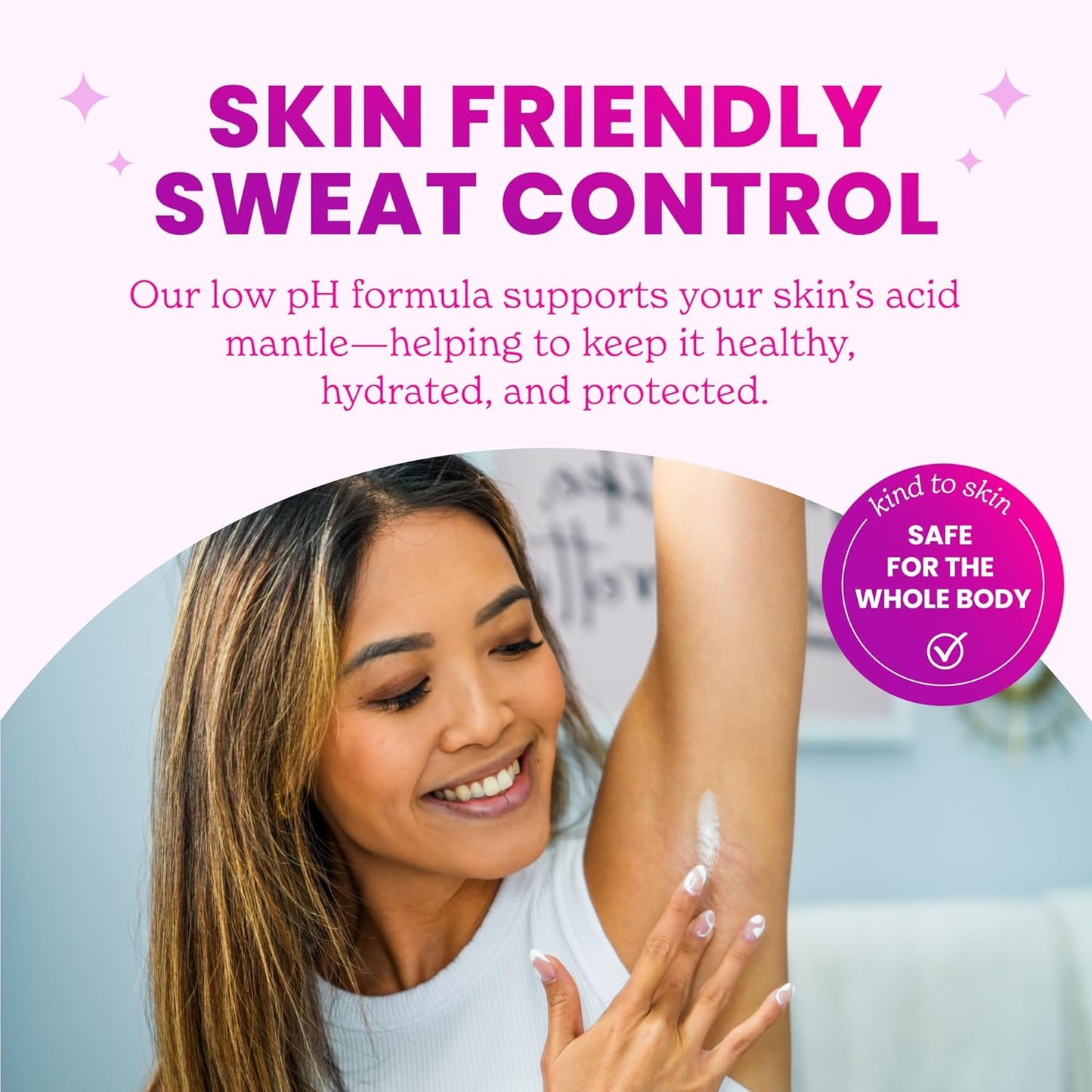 Lume Whole Body Deodorant Plus Sweat Control - Smooth Cream Tube - 72 Hour Odor And Sweat Control - Baking Soda Free, Skin Loving - 3.0 ounce (Pack of 2) (Soft Powder)