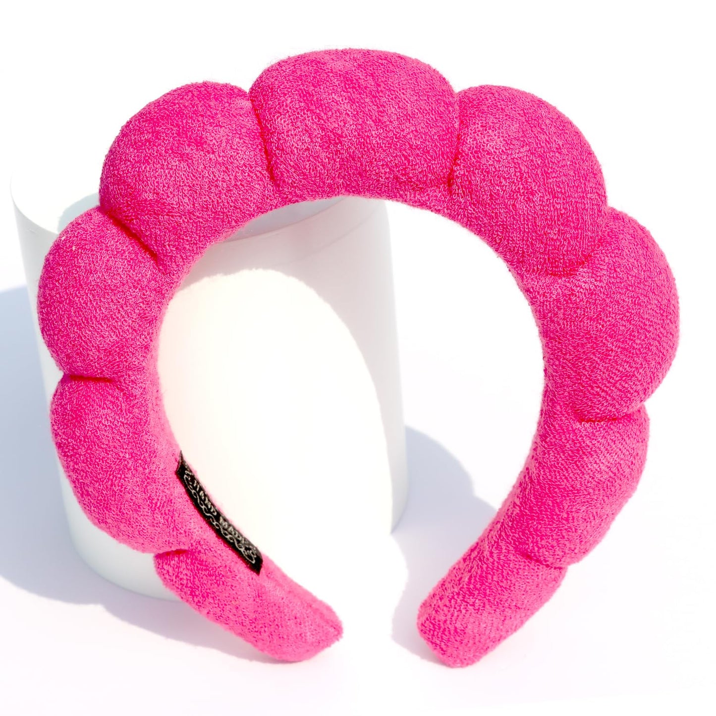 Spa Headbands: Makeup & Face Wash Headbands for Skincare, Masks, and Treatments - Terry Cloth, Puffy Design