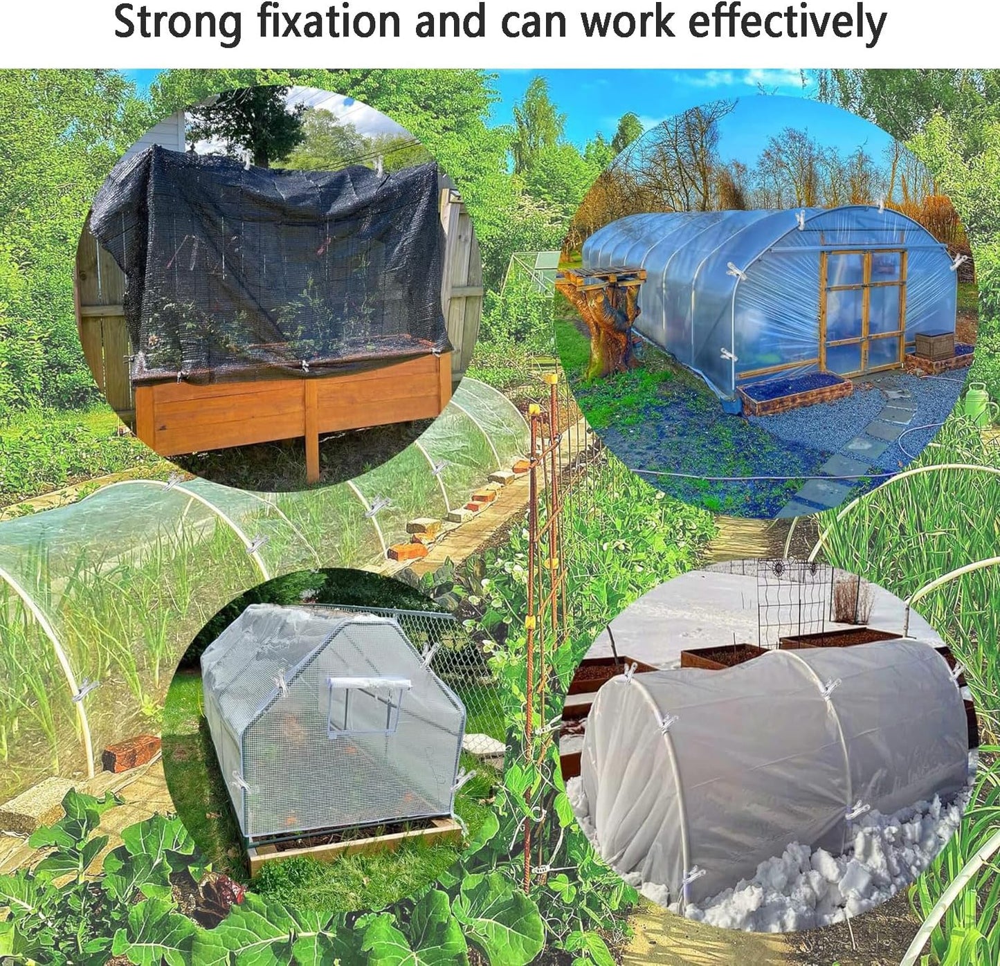 Row Cover Clips 40 Pack 2.2 Inch Stainless Steel Clothes Pins,Towel Clips Beach Towel,Garden Clips,Greenhouse Clamps