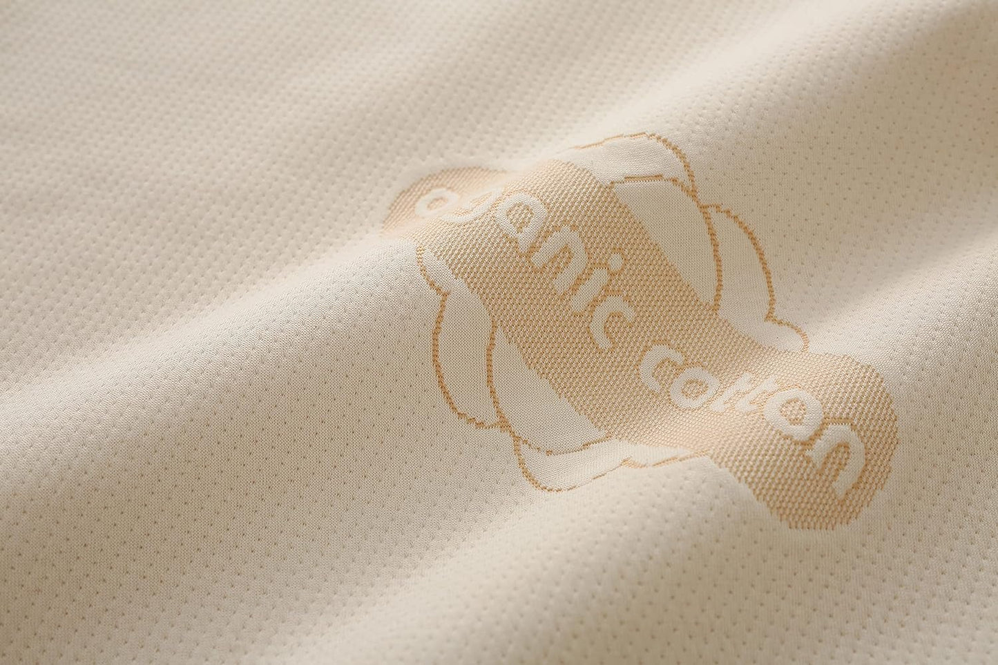 2-Pack Deluxe Organic Cotton Pillow Protectors - King - Certified Organic, Waterproof, Zippered Encasement, Soft Knit Fabric, Thick 280 GSM Cotton