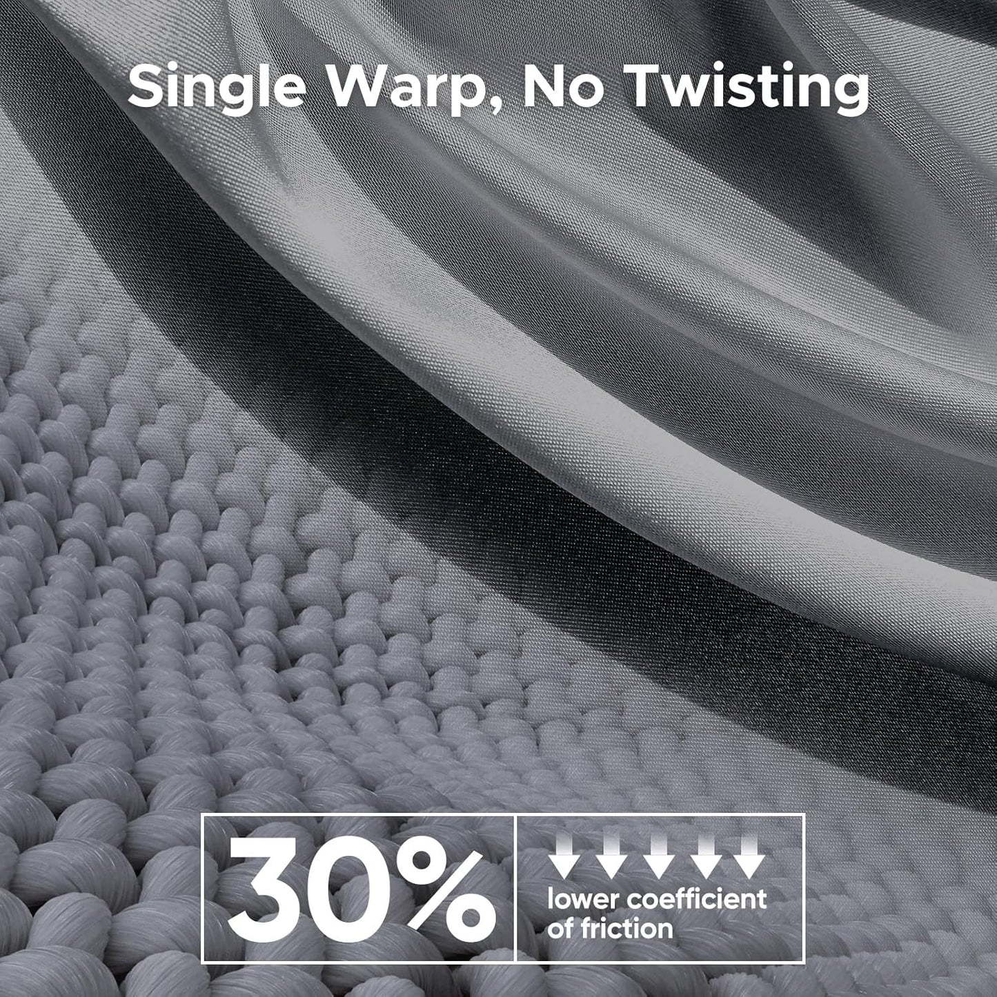 100% Pure Mulberry Silk Pillowcase for Hair and Skin - Allergen Resistant Dual Sides,600 Thread Count Silk Bed Pillow Cases with Hidden Zipper,1pc,King Size,Medium Grey