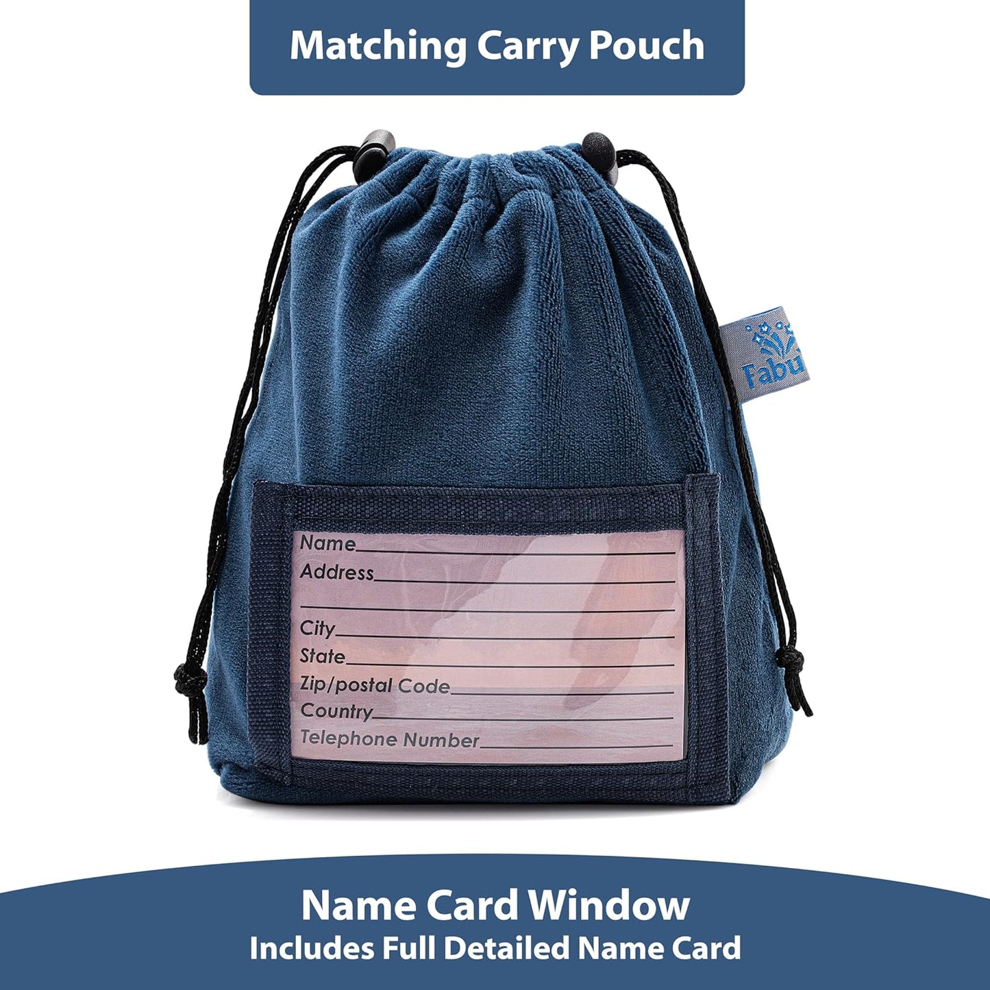 Inflatable Travel Neck Pillow: Extra-Soft, Cushion. For Airplanes, Trains, Cars, Portable Travel Accessory-With Carrying Pouch For cell phone and Passport Etc. (Blue)