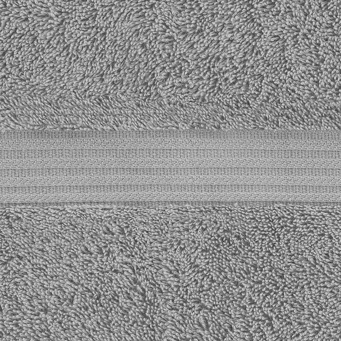 American Veteran Towel, 100% Cotton Turkish Washcloths for Bathroom Essentials 4 Pack, Soft Absorbent Wash Cloths Quick Drying Small Towels Washrags, Light Grey