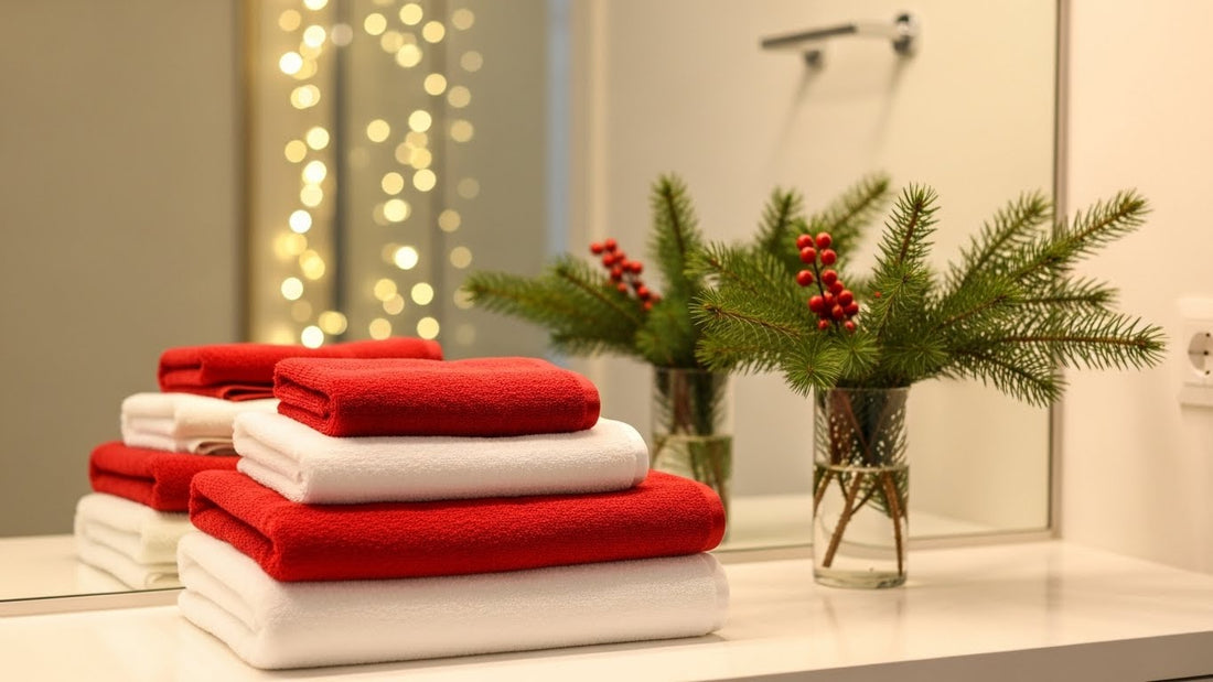A Cozy Christmas Eve Bathroom Reset for You and Your Guests