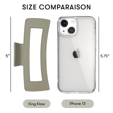 FRAMAR Green Hair Clips For Women Thick Hair - Extra Large Claw Clips for Thick Hair, Big Hairclips, Hairclips For Girls, Sage Green Accessories, Pinzas Para El Cabello - 4 Pack