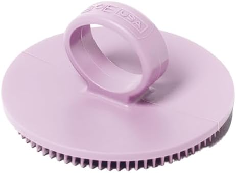 Boie USA Face Scrubber - Handheld Facial Tool, Deep Cleansing Exfoliating Facial Brush. Fights Acne with Gentle, Silicone-Like Bristles, Long Lasting, & Hypoallergenic (Thistle)