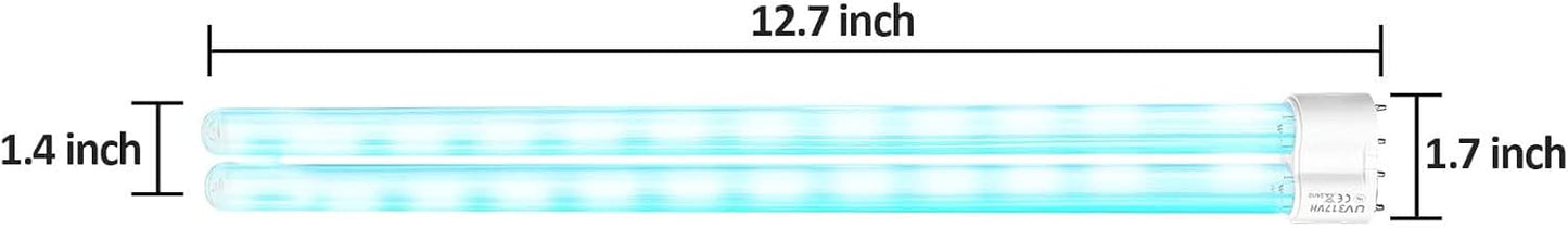 UV Light Sanitizer Replacement Light Bulb with Ozone,UVC Home Disinfection Device Light Bulb,38W UV Light Bulb,1 Count