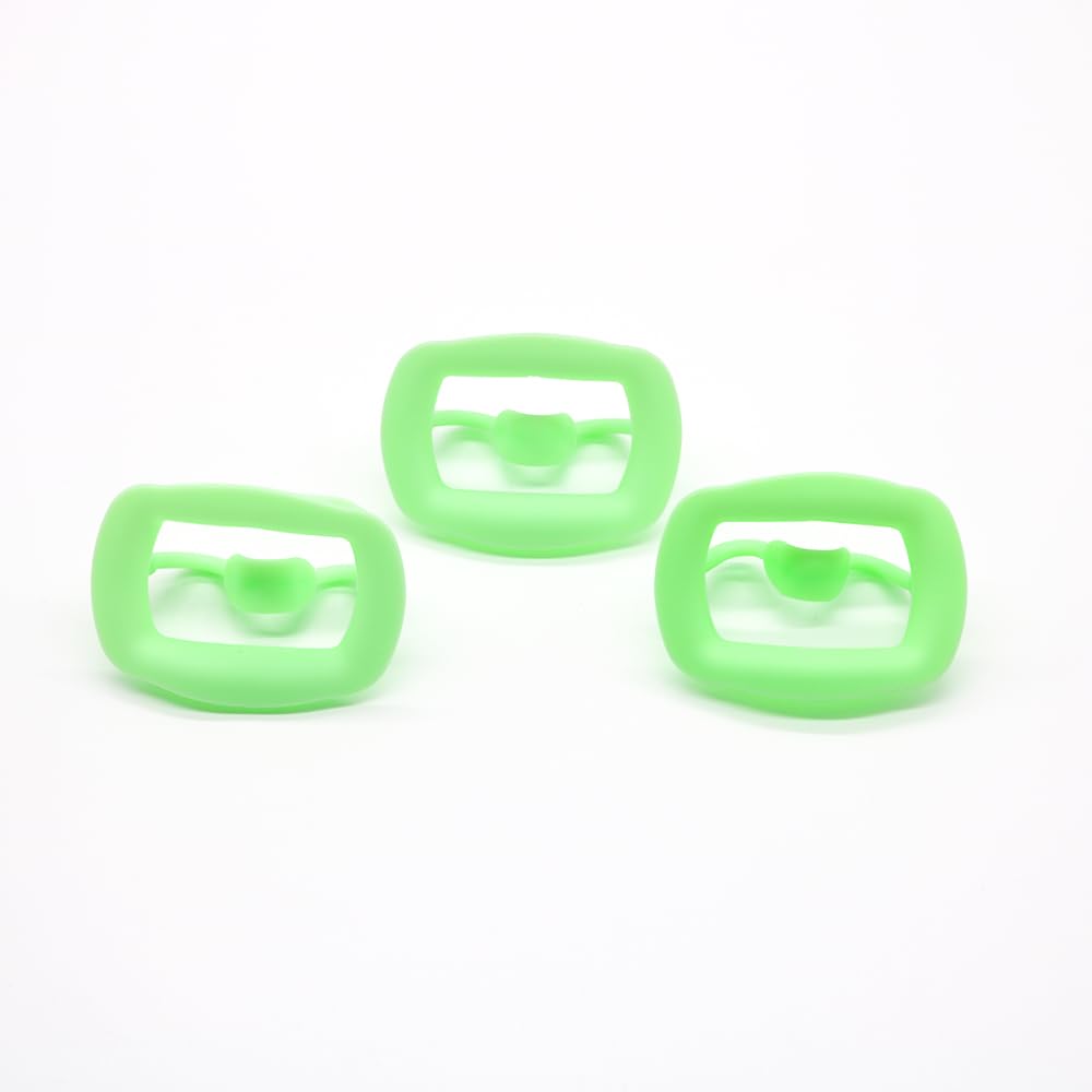 3 Pcs Silicone Mouth Opener (Green)