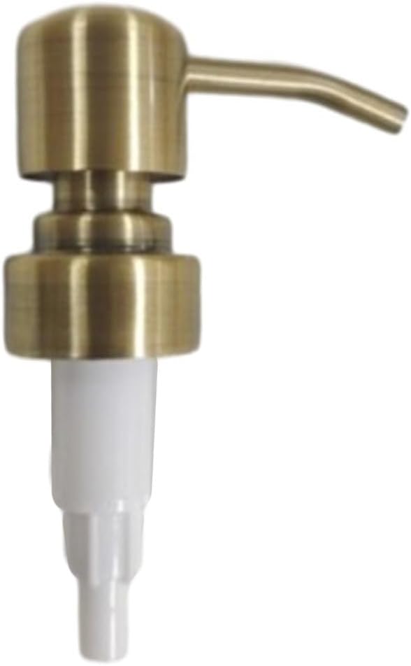 Metal Soap Dispenser Pump Head Replacement Pump for Your Soap or Lotion Dispenser, 304 Stainless Steel Replacement Pump for Liquid Hand Soap Dispensers(Bronze)