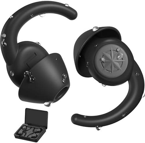 Ear Plugs for Sleeping 2 Pairs,NRR33dB Reusable Earplugs for Sleep,Soft Silicon Ear Plug for Snoring Blocking,Noise Reduction Blocking,Drown Out Snoring，Side Sleepers Black