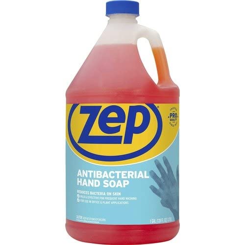 Zep Commercial Antimicrobial Hand Soap, 1 Gallon, R46124, 128 Fl Oz (Pack of 1)