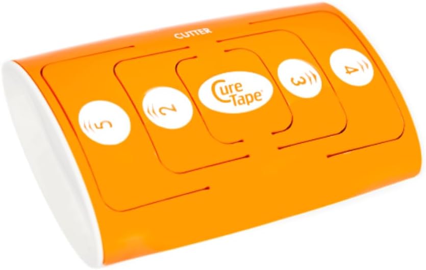 CureTape® Cutter: The Ultimate Kinesiology Tape Cutting Device | Effortless, Precise, and Convenient! | Pre-Cut Medical & Kinesiology Tape On Demand | Cut 2inch Tape to Desired Lengths & Strokes
