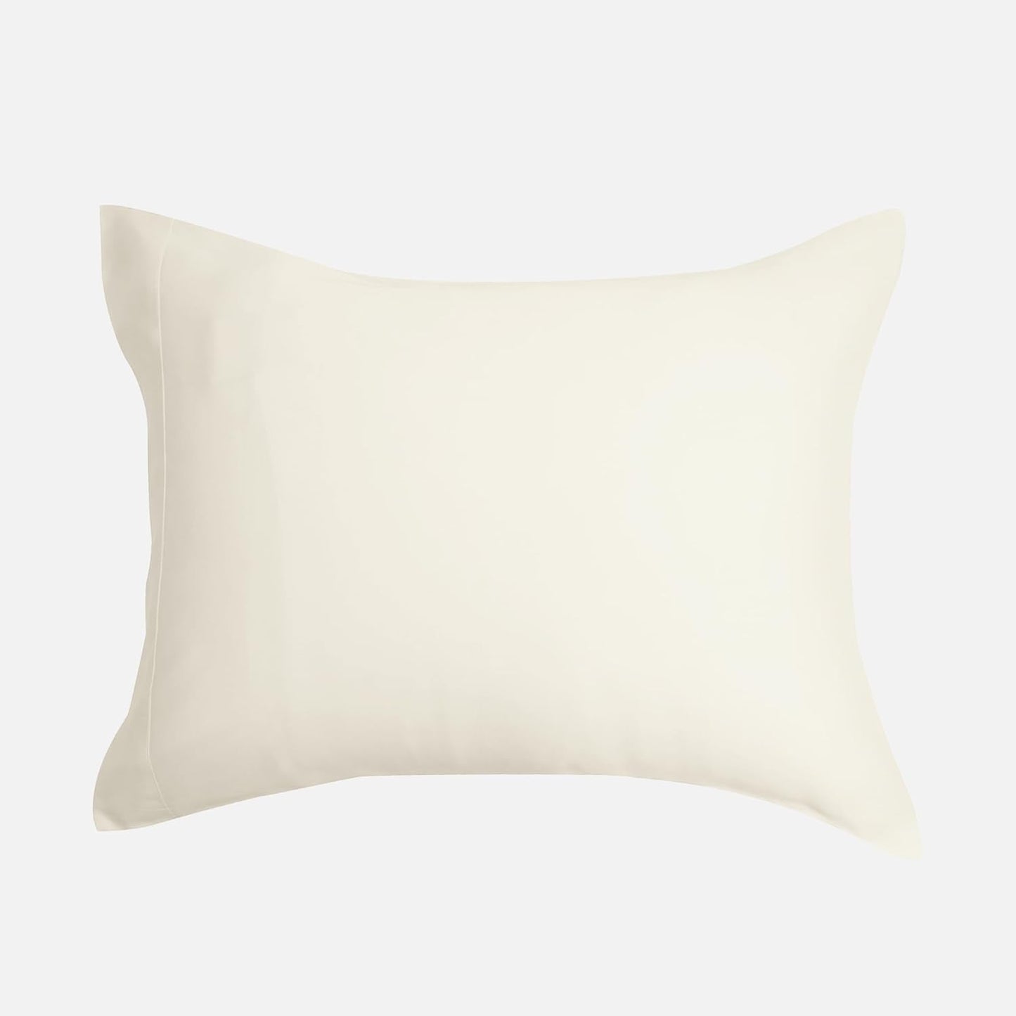 DOZ Pillowcase Set, 100% Viscose derived from Bamboo, Organically Grown, Buttery Soft, Silky, Breathable, Cooling, Oeko-TEX, High GSM, 2-Pack, Envelope Closure (Queen, Ivory)