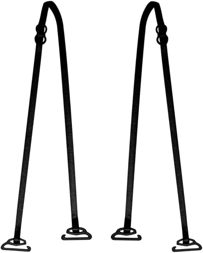 Magicmode 3 Pairs Bra Strap Replacement Elastic Adjustable Removable Multi Color