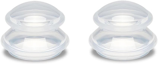 Silicone Cupping kit for Massage Therapy, Professionally Massage Cup for Body Sculpt Cup (Clear, L*2 Cups)