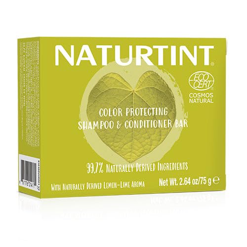 Naturtint Shampoo & Conditioner Bar (Lemon Lime) - Naturally Derived Ingredients, Cruelty Free, All Hair Types, Travel Approved