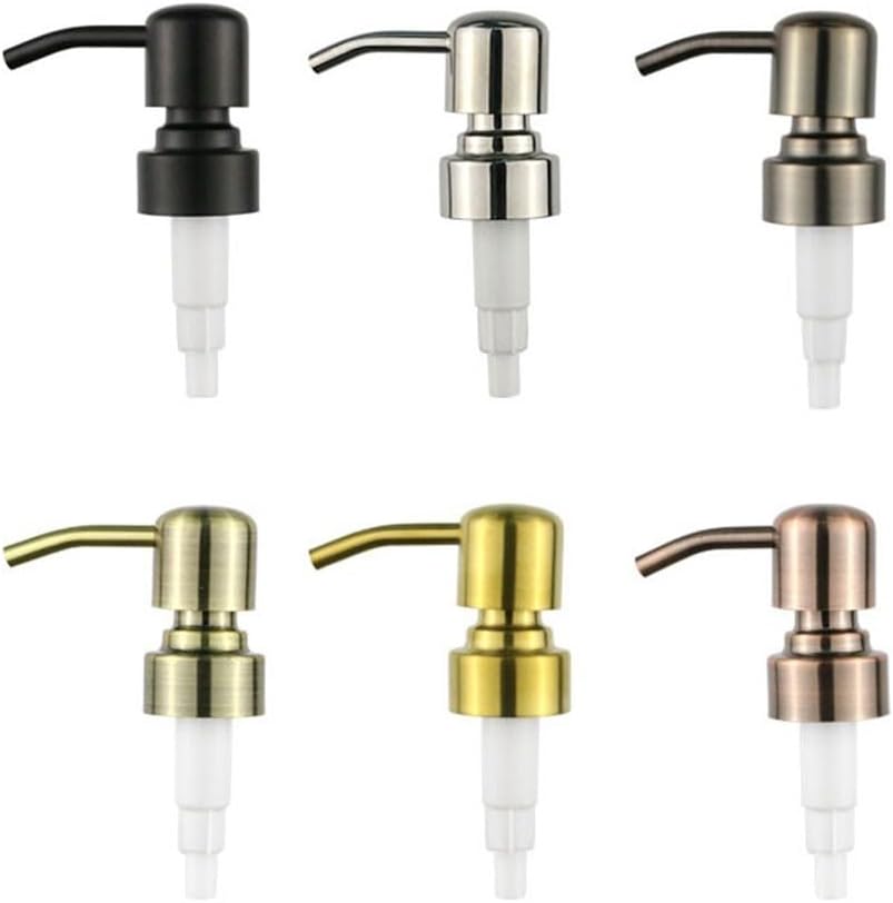 Metal Soap Dispenser Pump Head Replacement Pump for Your Soap or Lotion Dispenser, 304 Stainless Steel Replacement Pump for Liquid Hand Soap Dispensers(ORB)