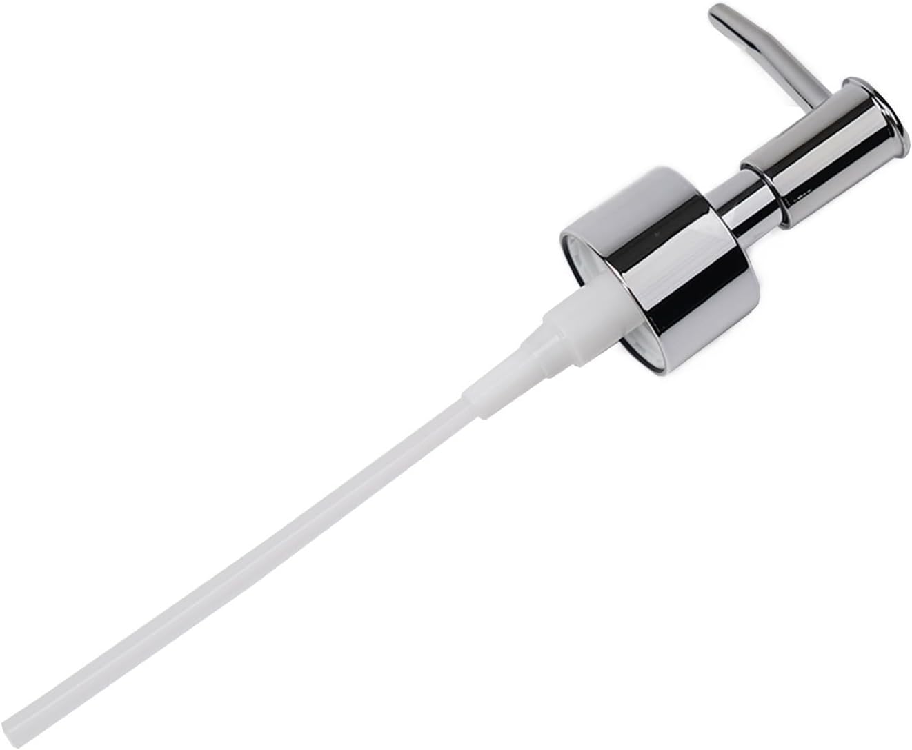 Lotion Soap Dispenser Replacement Pump for Bottles Fits 28/400 Thread Standard, for Dish Soap Refill Dispenser Kitchen Bathroom Worktop Bottles(Bright Silver)