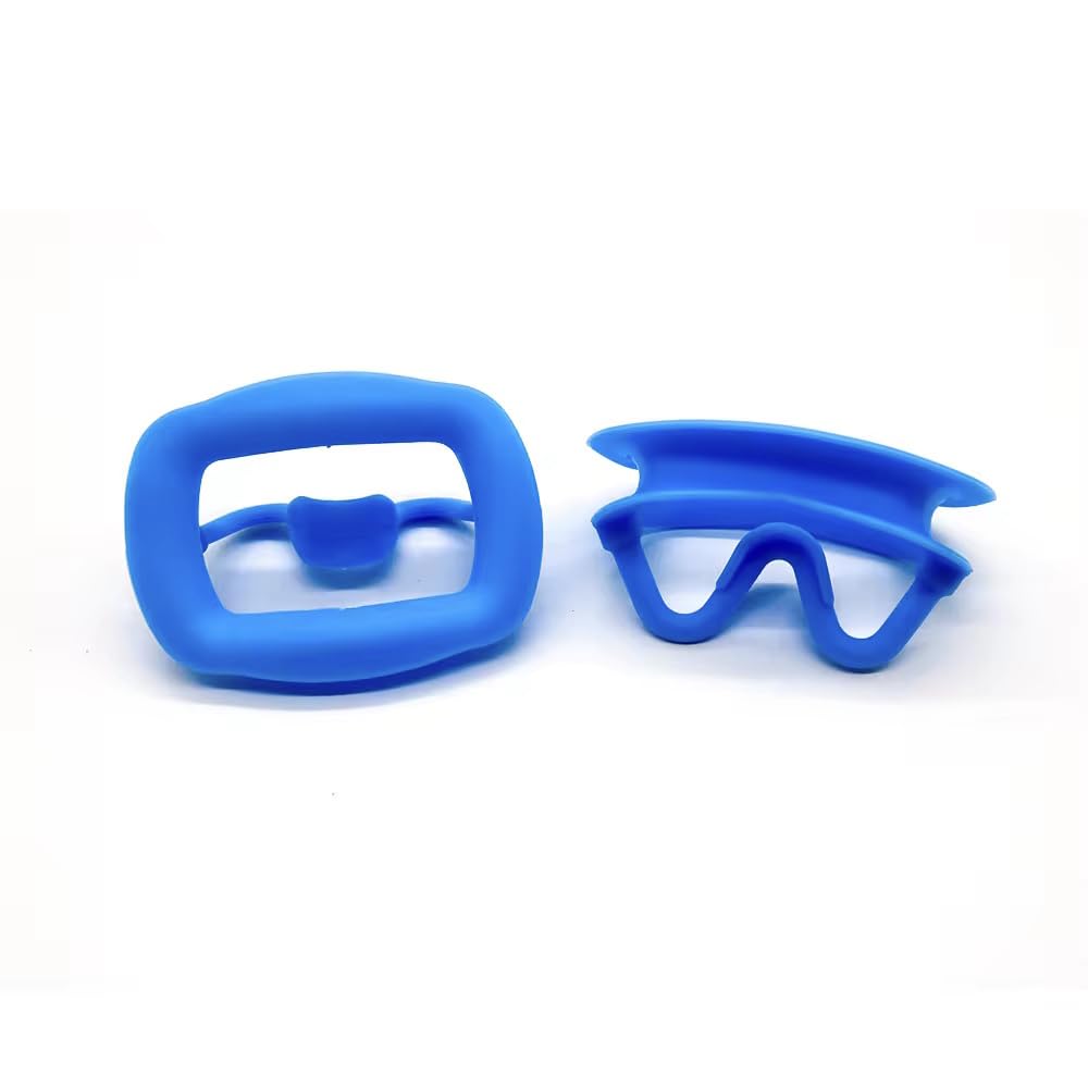 3 Pcs Silicone Mouth Opener (BLUE)