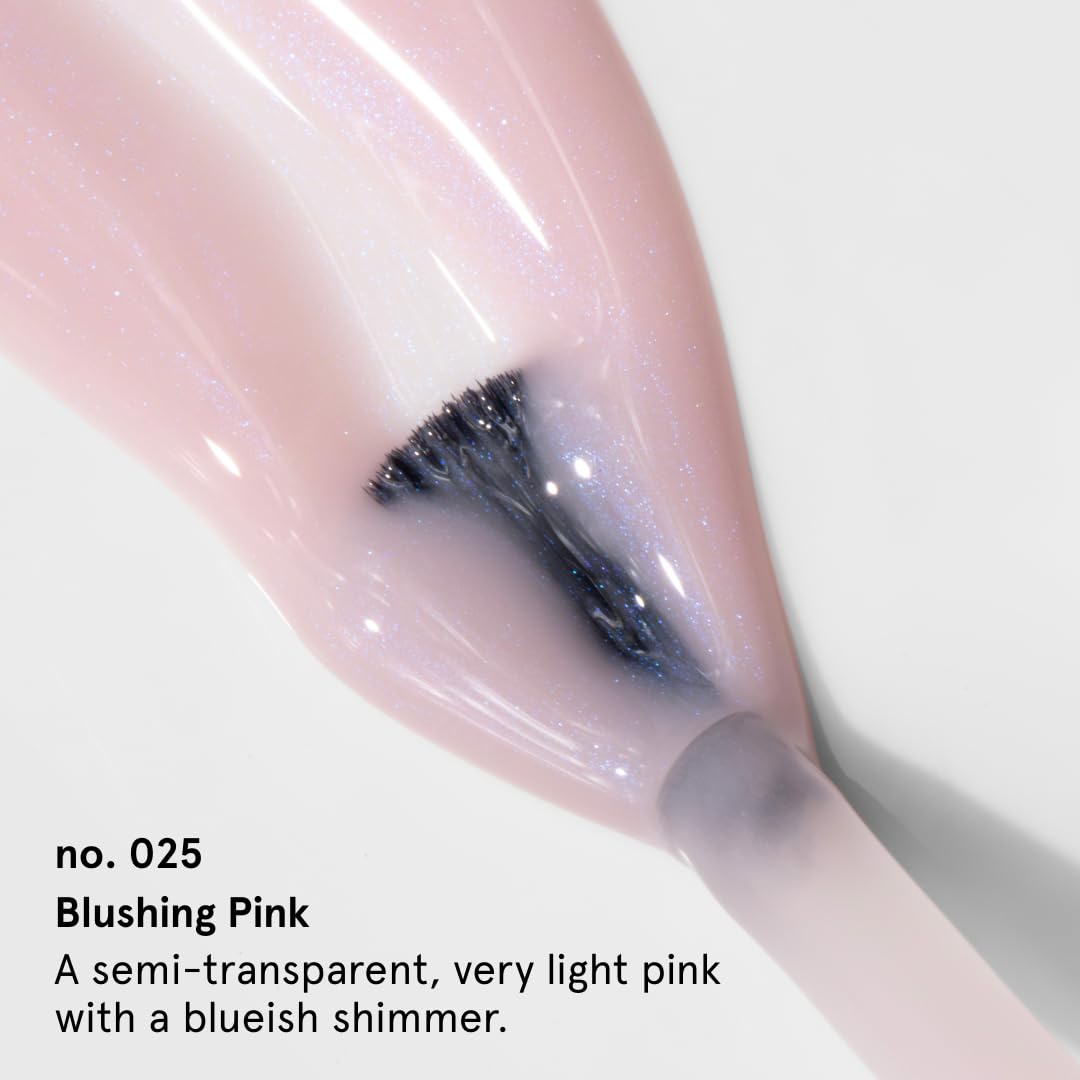 gitti Plant-based Nail Polish I Non-Toxic, 30-Free, Based On Natural Origin Ingredients, Cruelty-Free, Vegan, High Performance Colors, Glossy Finish, Shade no. 025 Blushing Pink (0.5 fl oz)