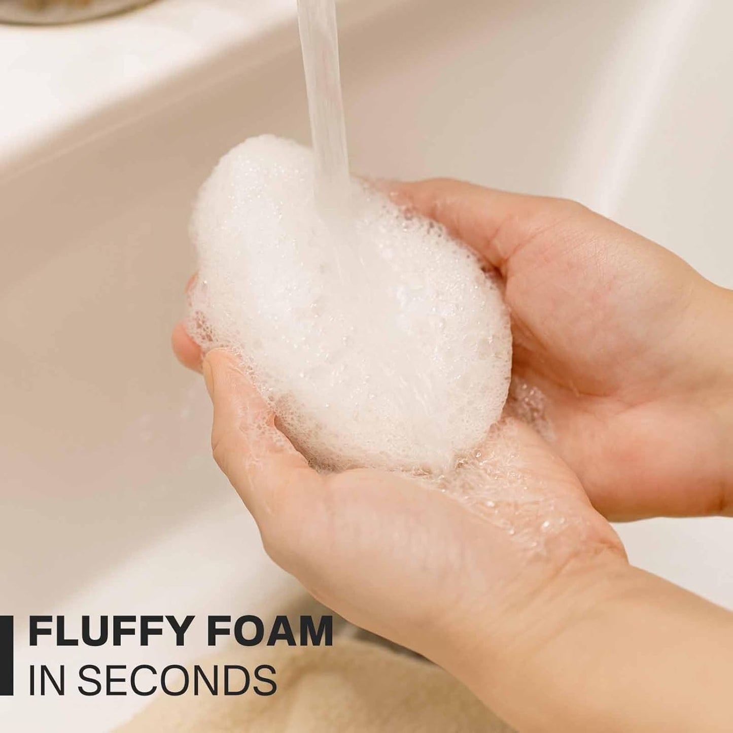 Yiclick 6 Packs Exfoliating Facial Sponge - Daily Cleansing Face Scrubber Exfoliator, Makeup Blackhead Remover Tools, Face Scrub Brush, Reusable Exfoliating Pads for Women