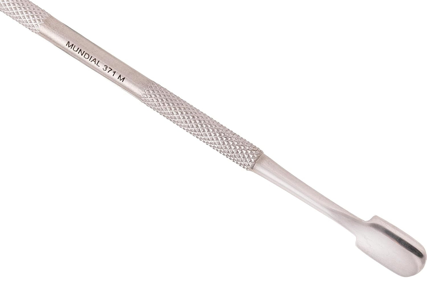 Mundial 2-Piece Cuticle Pusher and Manicure Pedicure Stick Set - Nail Care Tools for Perfect Cuticles and Quality Manicures