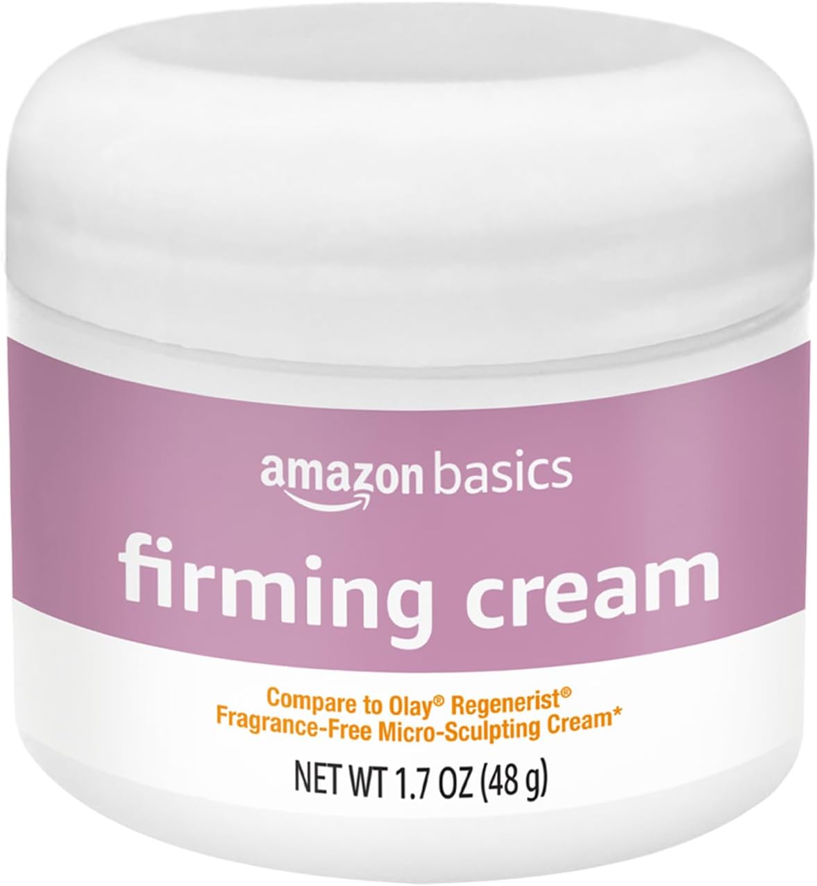 Amazon Basics Firming Cream, Fragrance Free, 1.7 Ounces, 1-Pack