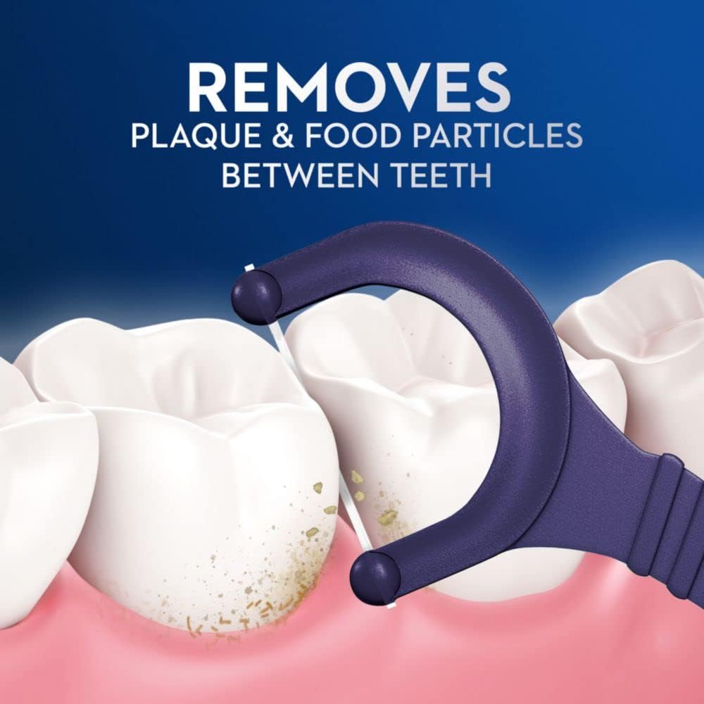 Oral-B Glide 3D White Floss Picks Radiant Mint 75 Count Package