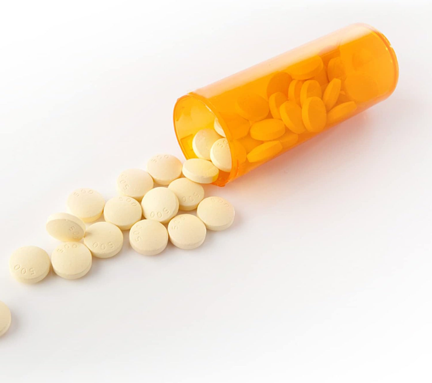 Empty Plastic Pill Bottles with Easy Open Caps (Not Child Resistant), Prescription Medication Vials, Clear Containers Pill Cases Dispenser Organizers (12pcs) (30 Dram)