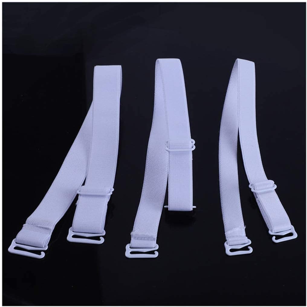 Magicmode 3 Pairs Bra Strap Replacement Elastic Adjustable Removable Multi Color