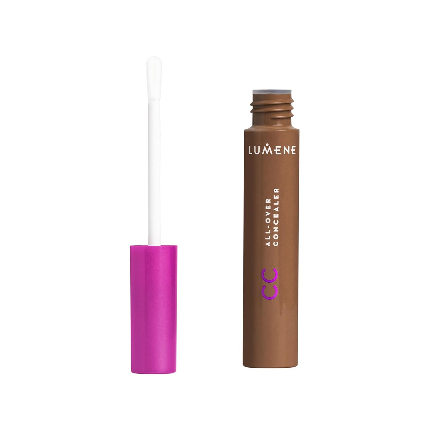Lumene Under Eye Concealer - CC All-Over Hydrating Concealer with Medium Coverage - Multi-Tasking Under Eye Makeup Infused with Hyaluronic Acid with a Skin-Like Finish - 7 Deep (0.3 fl oz)