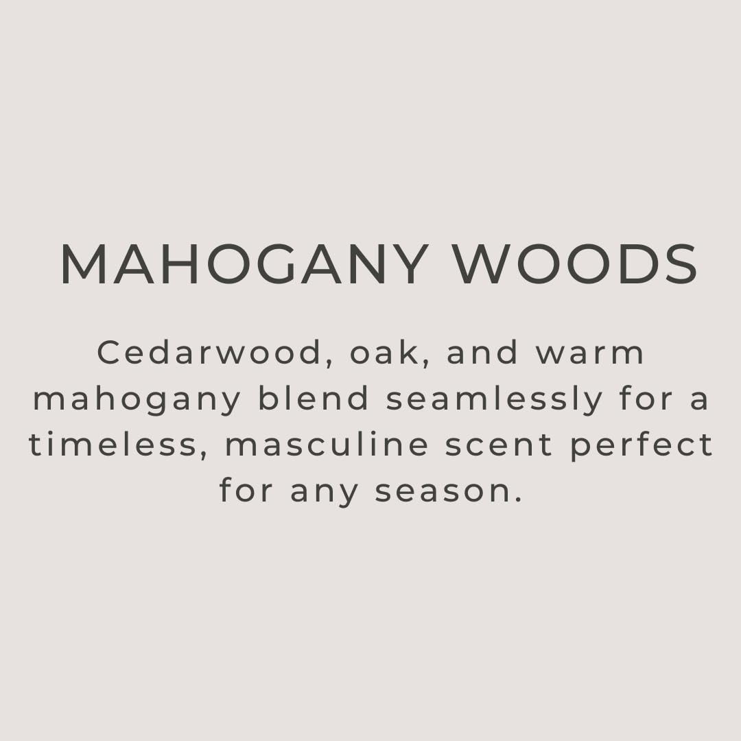 River Birch Mahogany Woods Scented Linen and Room Spray | Home Fragrance | 4 oz Glass Amber Bottle | Luxury Signature Scent | Handmade in Texas