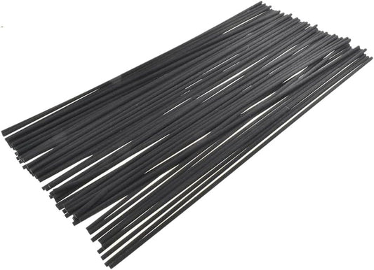 Urban Naturals Reed Diffuser Sticks 10 Inch Black Fiber, 50 Count, Premium Replacement for Fragrance Oil Diffusers