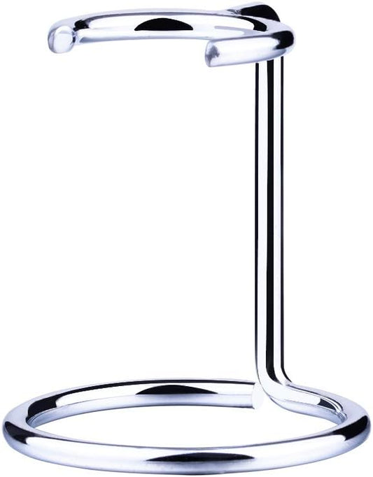 Shave Brush Stand Stainless Steel for Badger Shaving Brushes Holder Height 2.8inch/7cm Space Saver